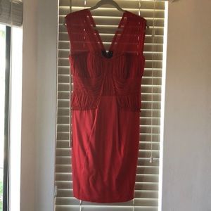 Red elegant dress